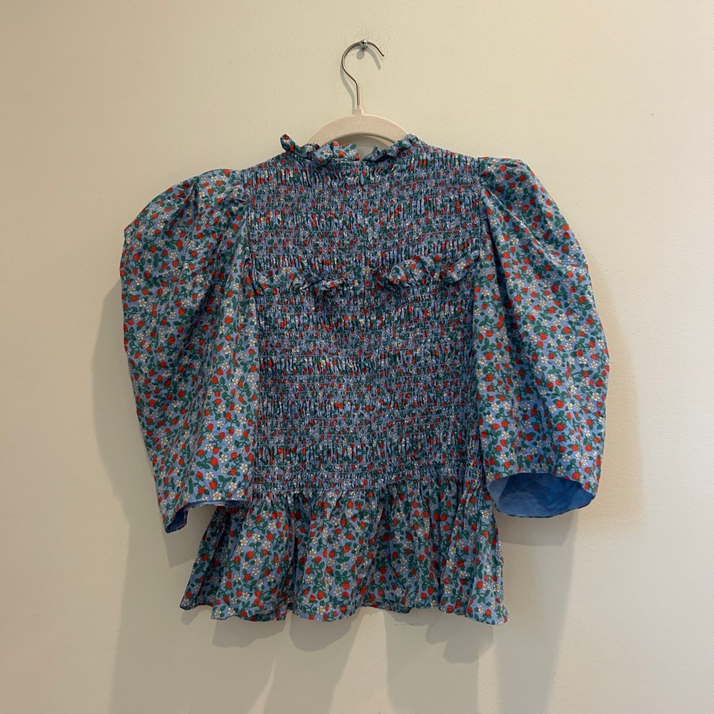 Sea New York Blue Floral Top - Picture 4 of 4